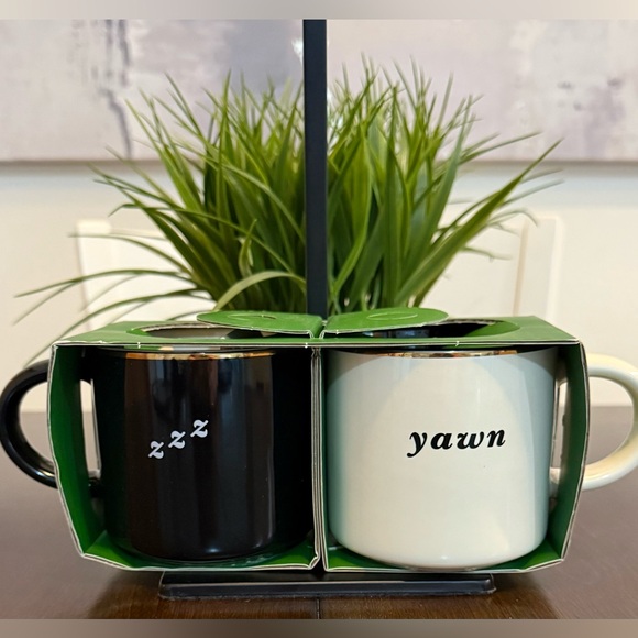 kate spade Other - Kate spade Yawn & ZZZ, Mugs, Set of 2